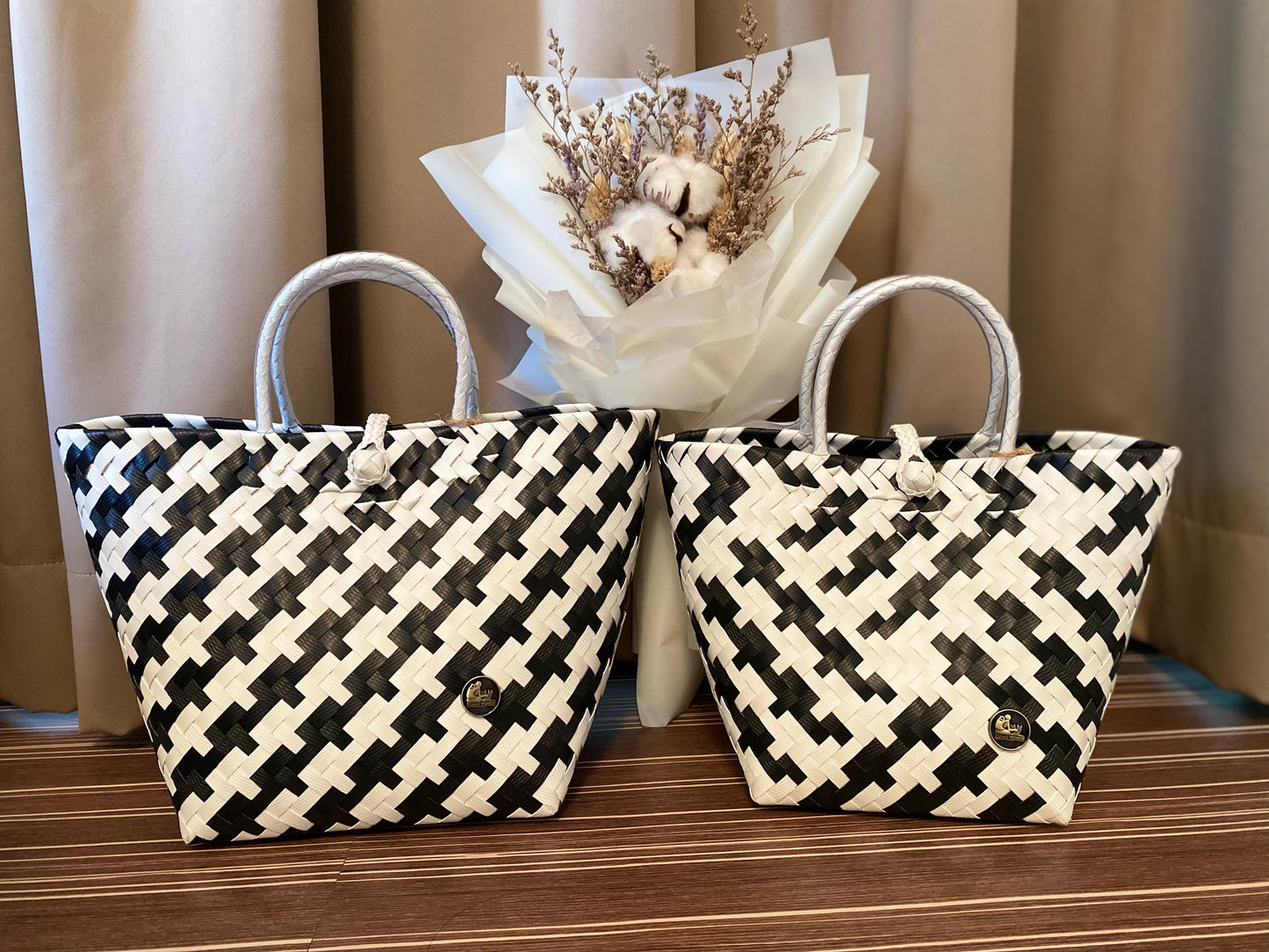 PWP Tote Bag (Black & White) - Small